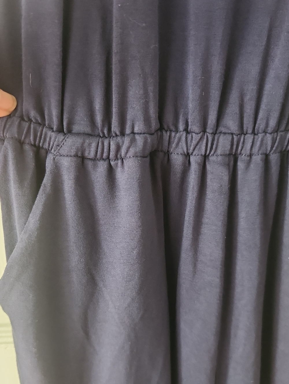 Lilly Pulitzer Navy Blue Lace Trim Romper - Picture 7 of 14